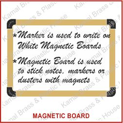 White Magnetic Writing Marker Board